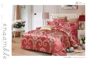 Lenjeri de pat dublu, model tip Jacquard, 6 piese